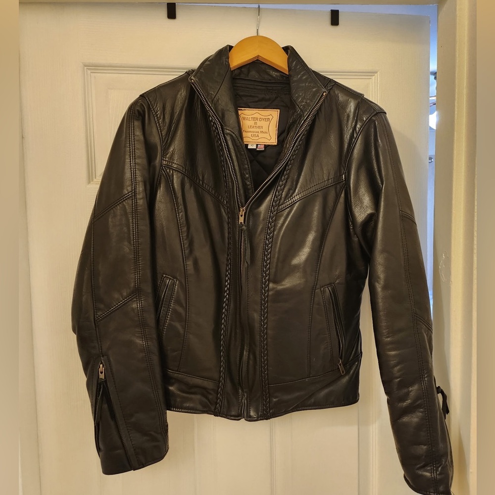 Women’s Classic Black Leather Jacket